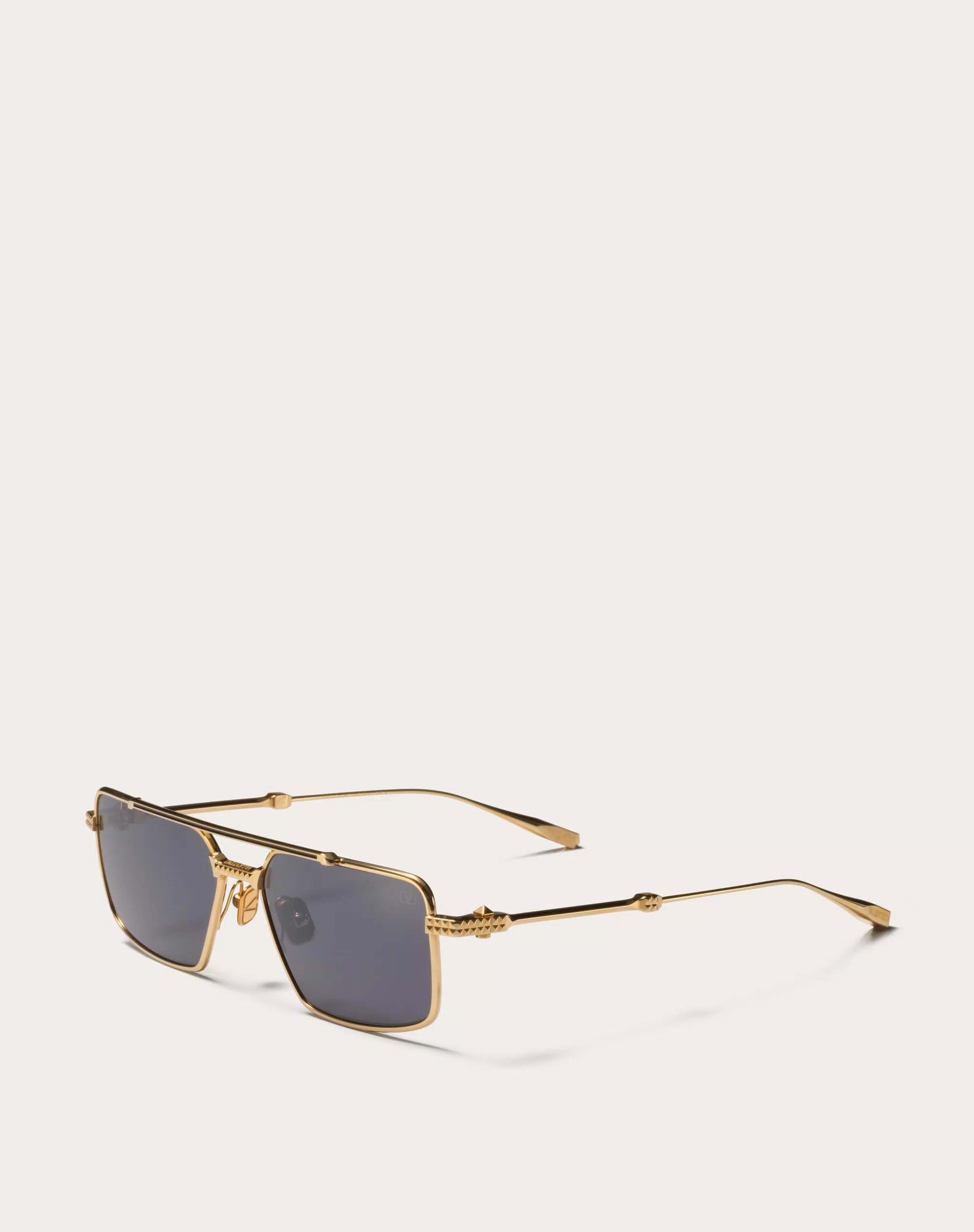 サングラス VALENTINO FW25 Valentino - VLS - a (VLS 107 A) Valentino V-UNO VLS 107A Black Swirl Square Sunglasses - US