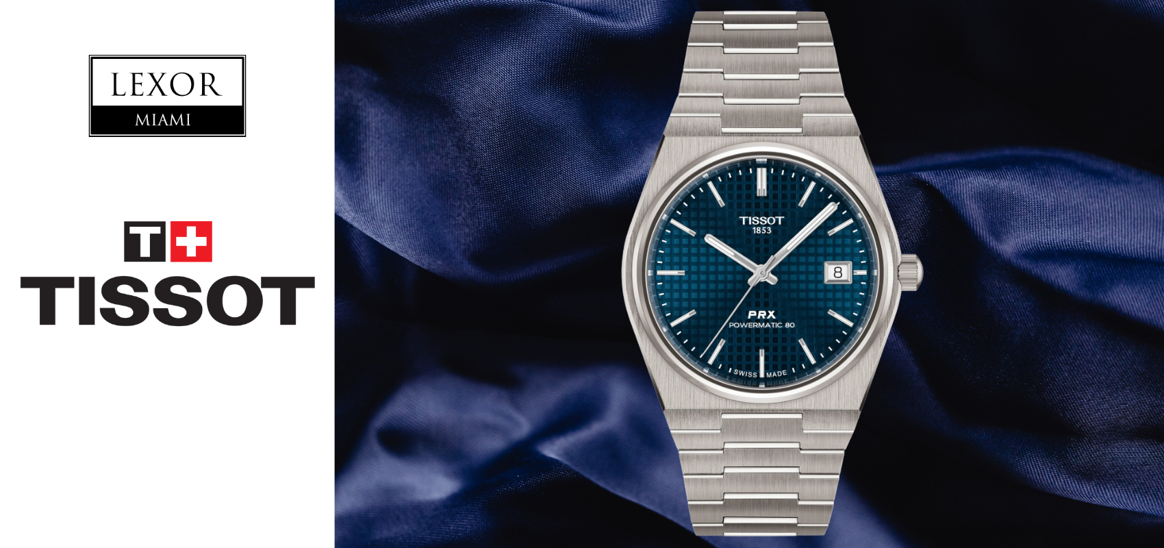 Affordable Tissot PRX Titanium 38mm Watch | Lexor Miami