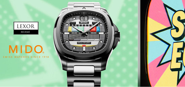 Experience Timeless Modernity: The Mido Watch TV Big Date S01E02 M0495263308101 – Now at Lexor Miami