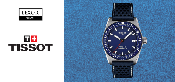 Tissot PR516 38mm T1494071604100—A Modern Classic Now Available at Lexor Miami.