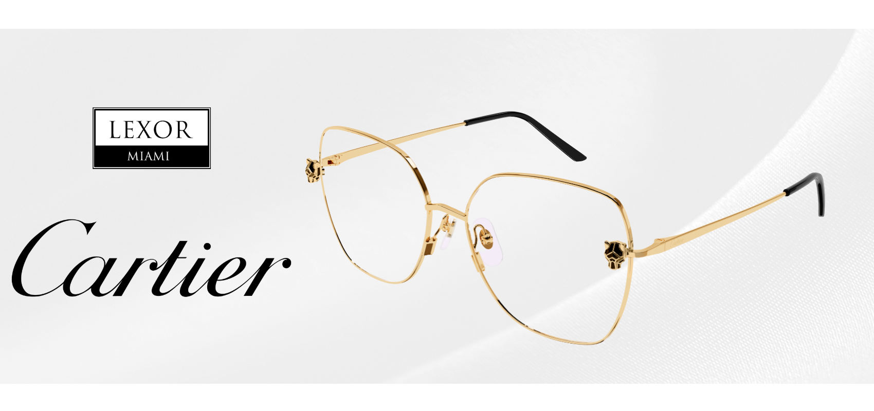 Women’s Cartier Optical Frames CT0417O-001 57 | Buy at Lexor Miami