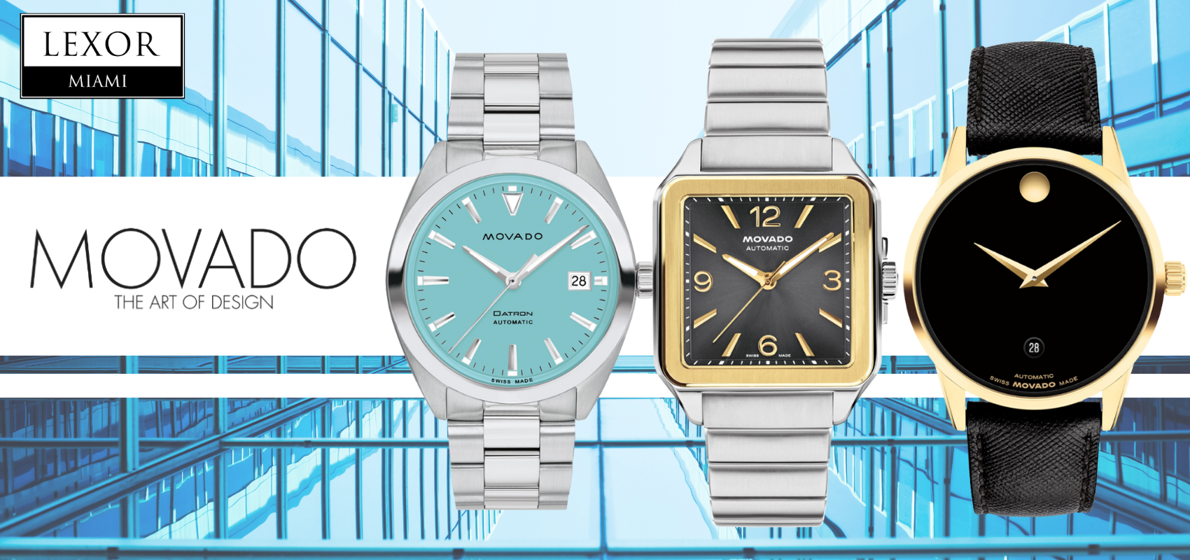 Movado Watches Collection at Lexor Miami | Luxury Timepieces