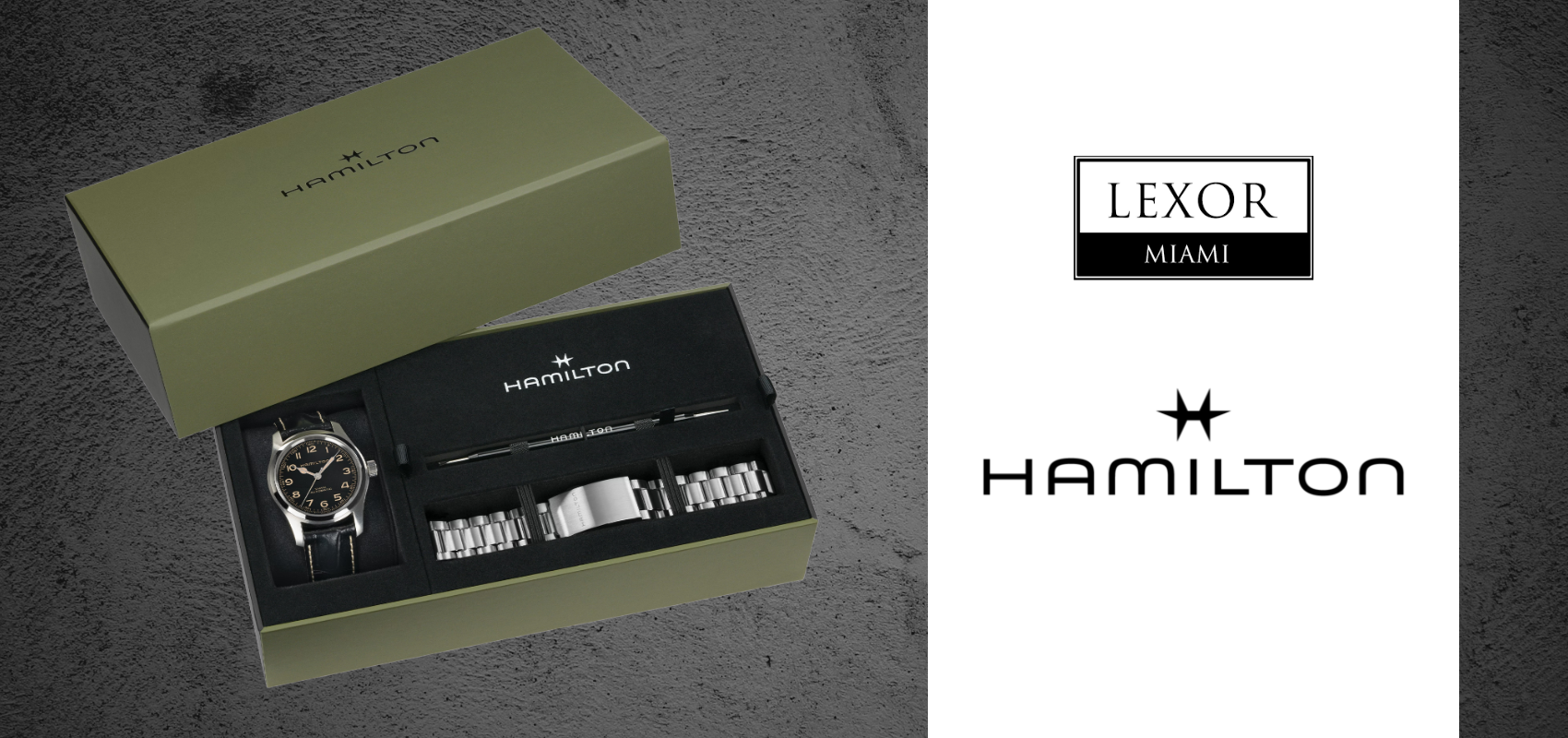 Hamilton Khaki Field Murph H70605732 Men Watch | Lexor Miami