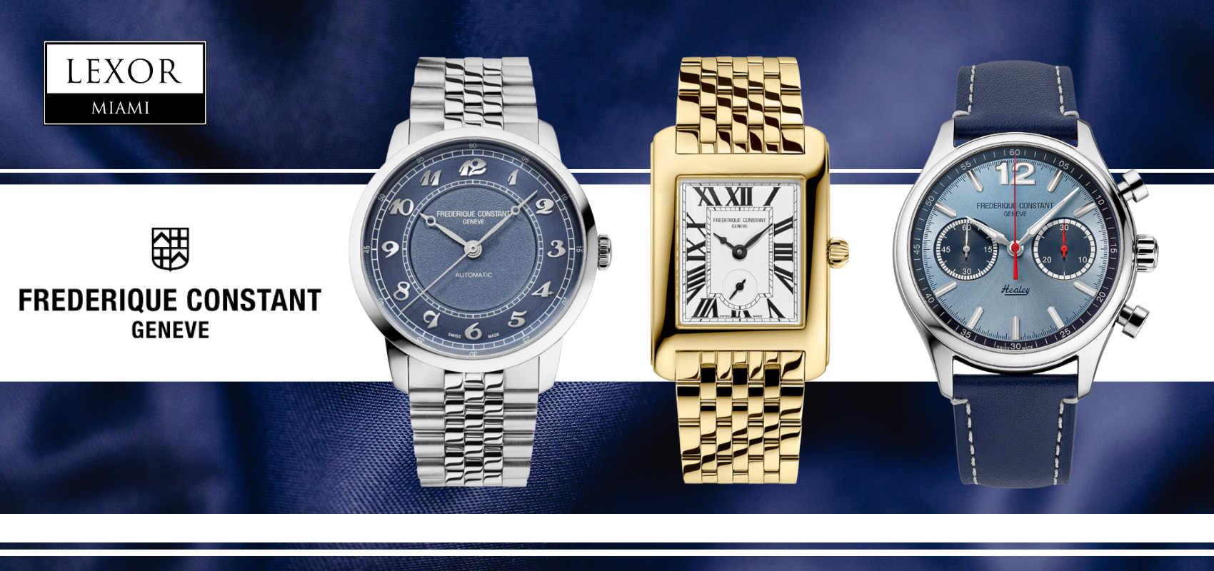 Top 5 Frederique Constant Watches Available at Lexor Miami