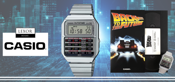 Casio CA-500WEBF-1A: A Timeless Tribute to "Back to the Future" – Now Available at Lexor Miami