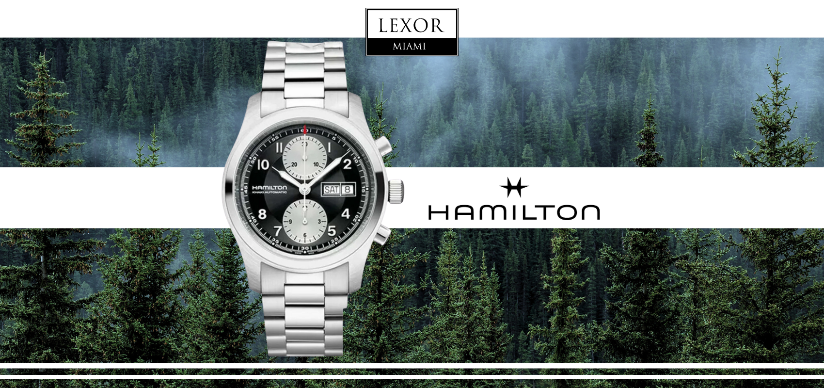 Hamilton Khaki Field Chronograph Auto - A Perfect Men's Watch – Lexor Miami