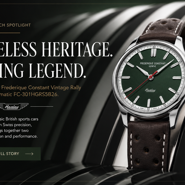 The Spirit of Classic Motorsport: Frederique Constant Vintage