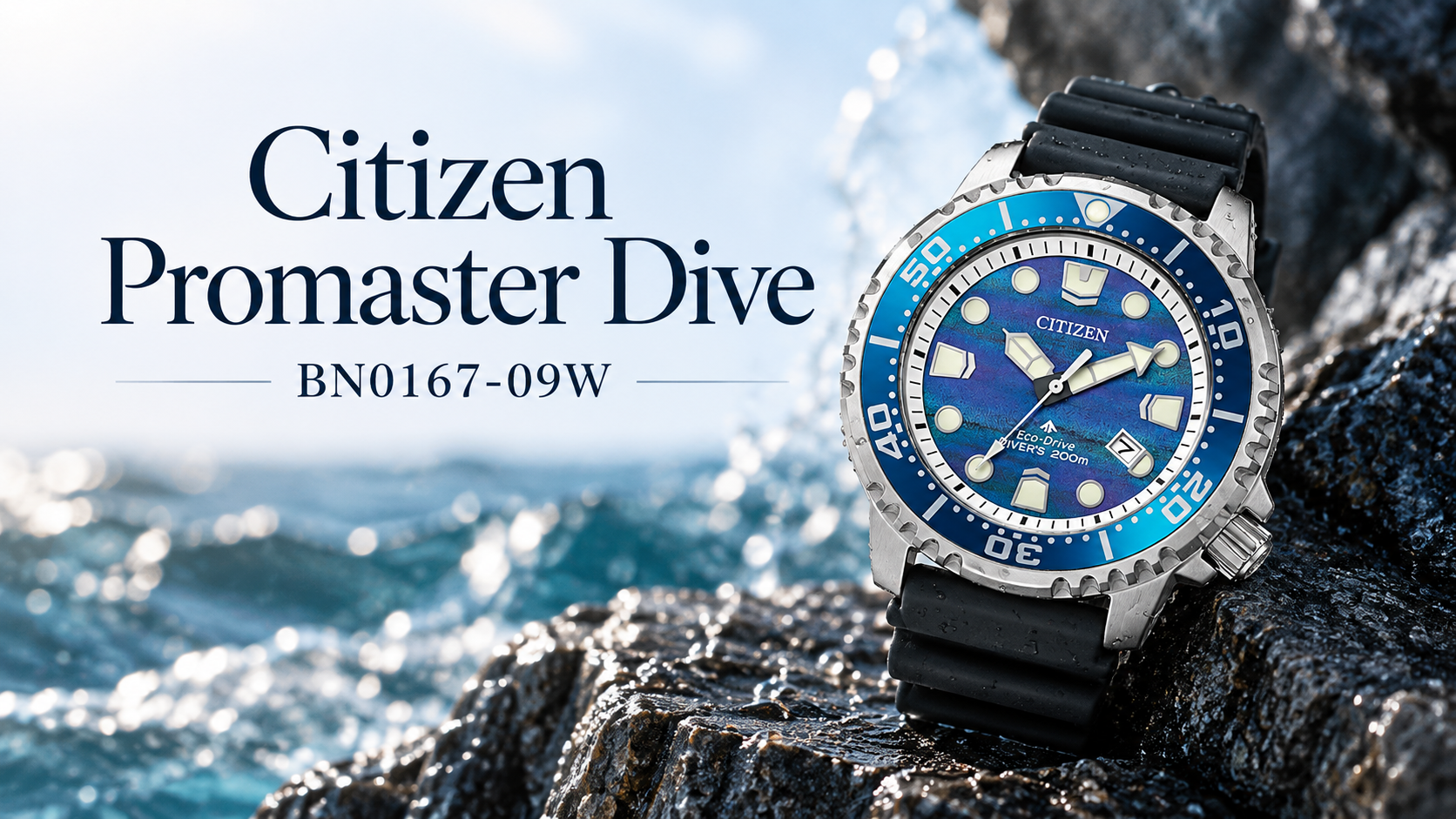 Citizen Promaster Dive BN0167-09W Review: Structural Ink Dial, 44mm Si ...