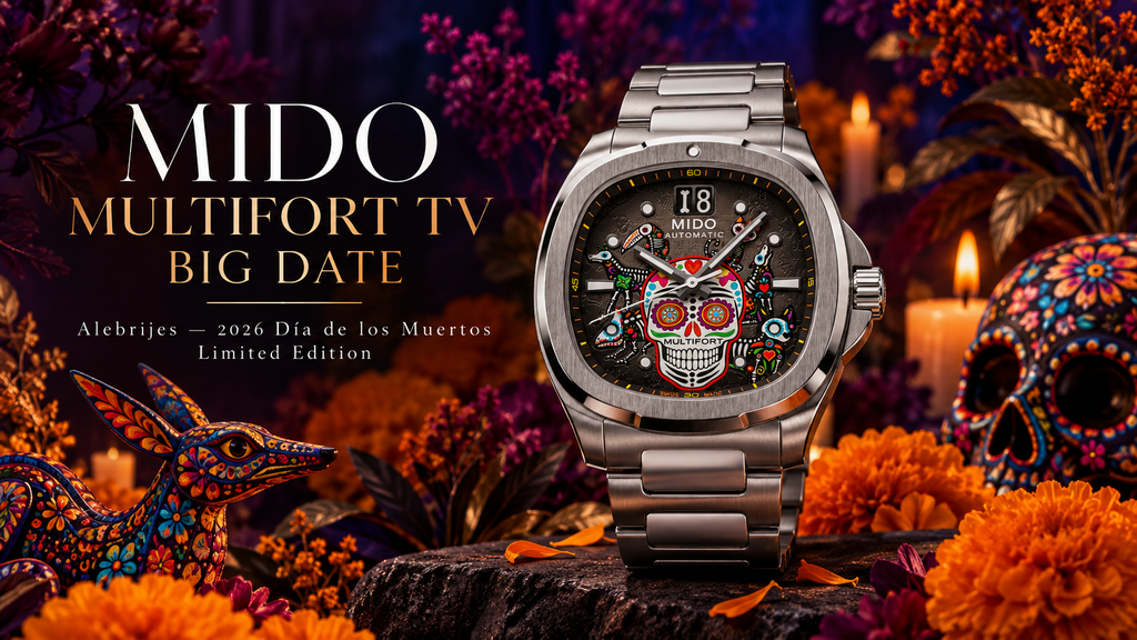 Mido Multifort TV Big Date Alebrijes | Día de los Muertos | Lexor
