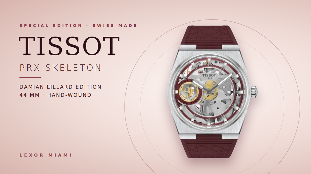 Tissot PRX Skeleton Damian Lillard Edition | Lexor Miami