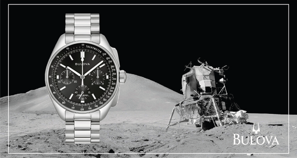 Experience History on Your Wrist with the Bulova Lunar Pilot Black Watch 96K111, Available at Lexor Miami