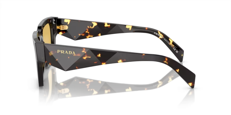PRADA 0PR A06S -16O10C - Tortoise black malt Woman Sunglasses Upc:8056597970419