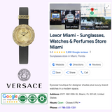Relógios Versace VE8C00224 La Greca Couro Relógio upc 196629819885