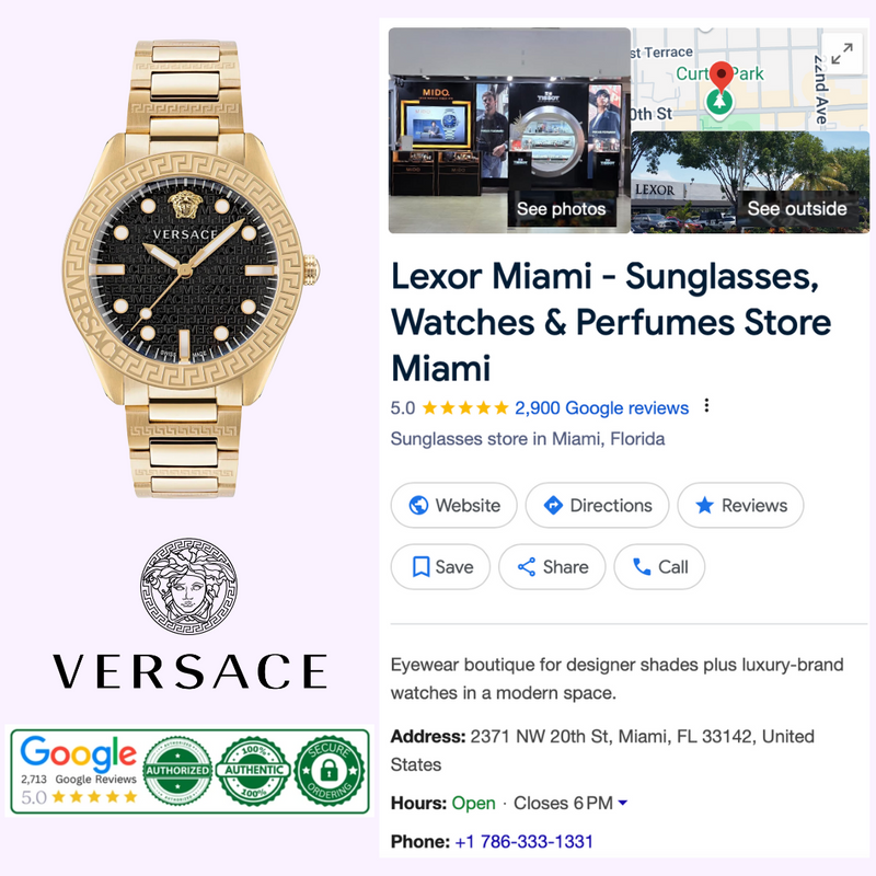 Versace VE2T00522 Greca Dome Men Watches