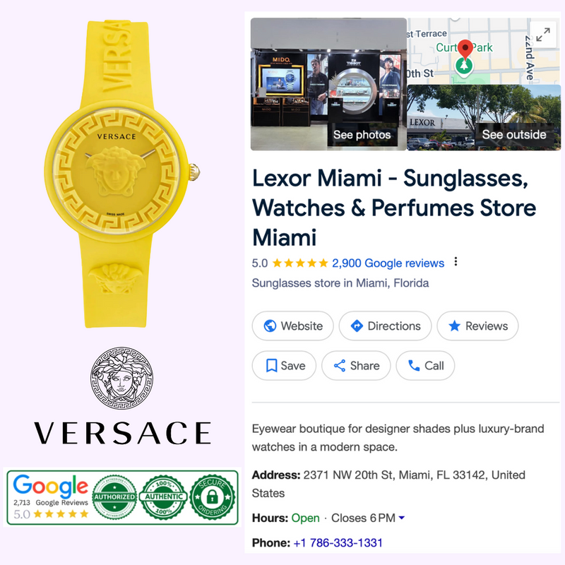 Versace VE6G00523 Medusa Pop Silicone Unisex Watches