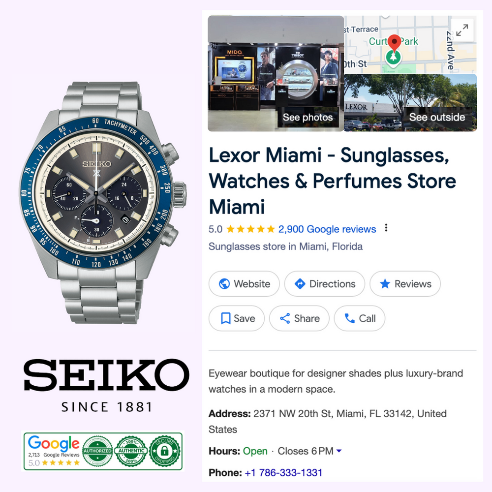 Seiko Watches Prospex SPEEDTIMER SSC939 – Lexor Miami