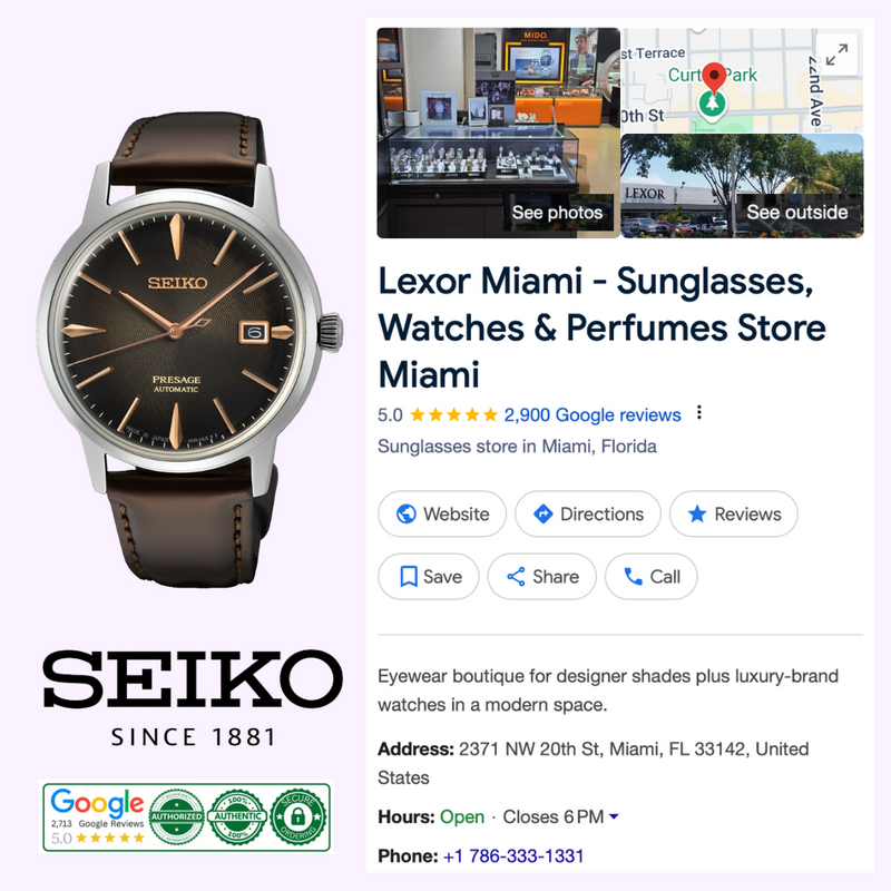 Seiko Watches Presage Cocktail Time Men SRPJ17  UPC: 029665214805
