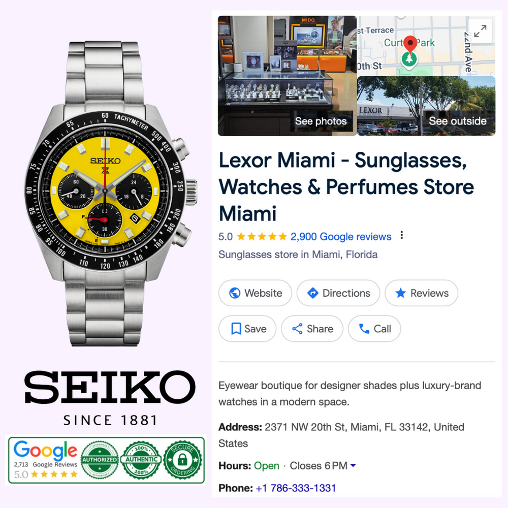 Seiko Watches SSC929 Prospex Speedtimer SS – Lexor Miami