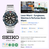 Seiko SRPE27 Prospex Prata Aço Inoxidável Pulseira Relógios Masculinos