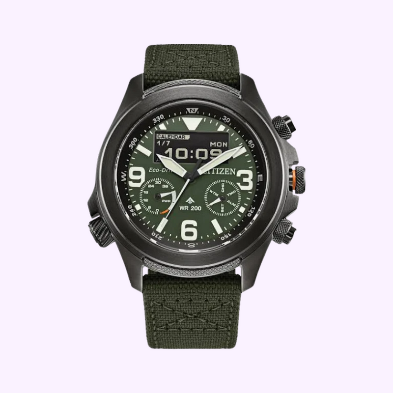 Citizen Watches JV1005-02W Promaster Land U822 upc 013205166327