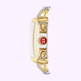 Michele MWW06A000779 Deco Diamond 2 Tone Stainless Steel Strap Women Watches