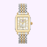 Michele MWW06G000013 Deco Madison Diamond Two Tone Stainless Steel Strap Women Watches