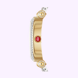 Michele MWW16C000033 Caber Isle Diamond 2 Tone Stainless Steel Strap Women Watches