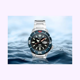 Seiko SRPE27 Prospex Prata Aço Inoxidável Pulseira Relógios Masculinos