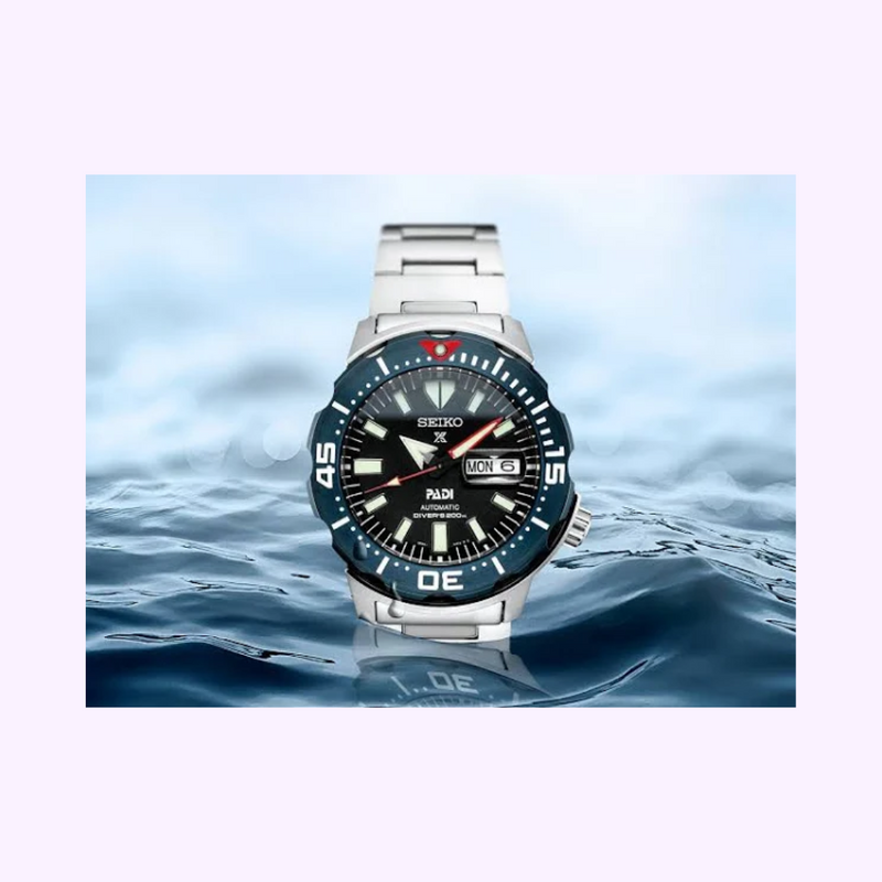 Seiko SRPE27 Prospex Prata Aço Inoxidável Pulseira Relógios Masculinos