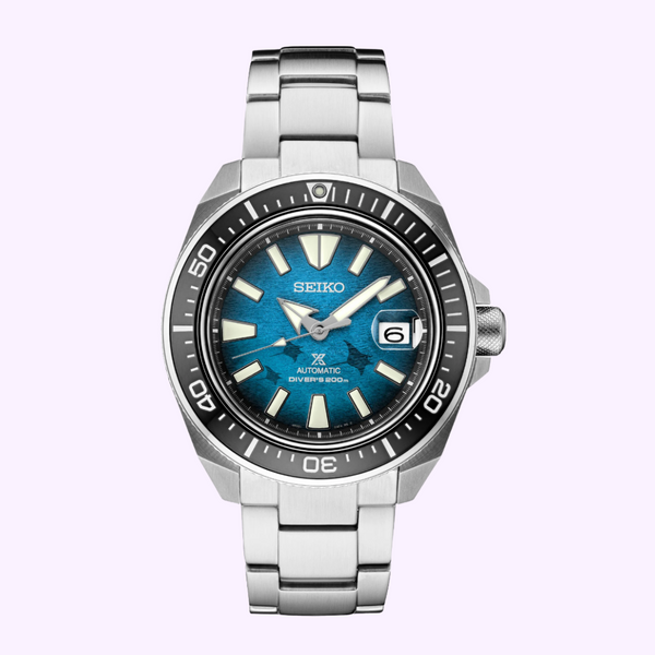 Seiko SRPE33 Prospex Prata Aço Inoxidável Pulseira Relógios Masculinos
