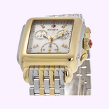 Michele MWW06A000779 Deco Diamond 2 Tone Stainless Steel Strap Women Watches