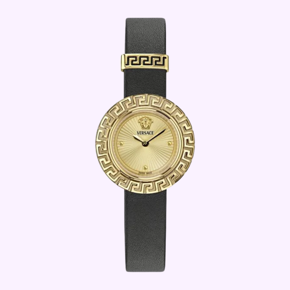 Versace Watches VE8C00224 La Greca Leather Watch upc