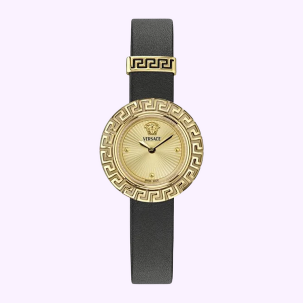 Relógios Versace VE8C00224 La Greca Couro Relógio upc 196629819885