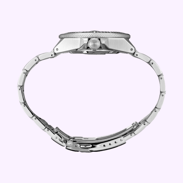 Seiko SRPE33 Prospex Prata Aço Inoxidável Pulseira Relógios Masculinos