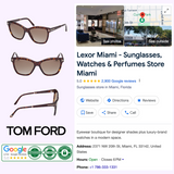 Óculos de sol Tom Ford FT1087 5452H UPC 889214486370