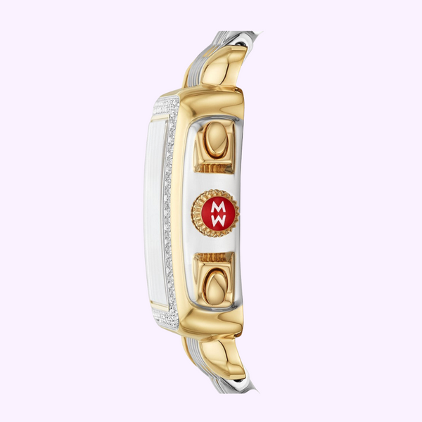 Michele MWW06A000776 Deco Stainless Steel Strap Diamond Women Watches