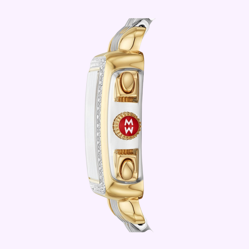 Michele MWW06A000776 Deco Stainless Steel Strap Diamond Women Watches