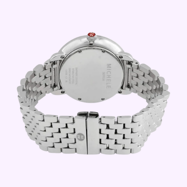 Michele MWW21B000162 Serein Mid Stainless Steel Diamond Watch