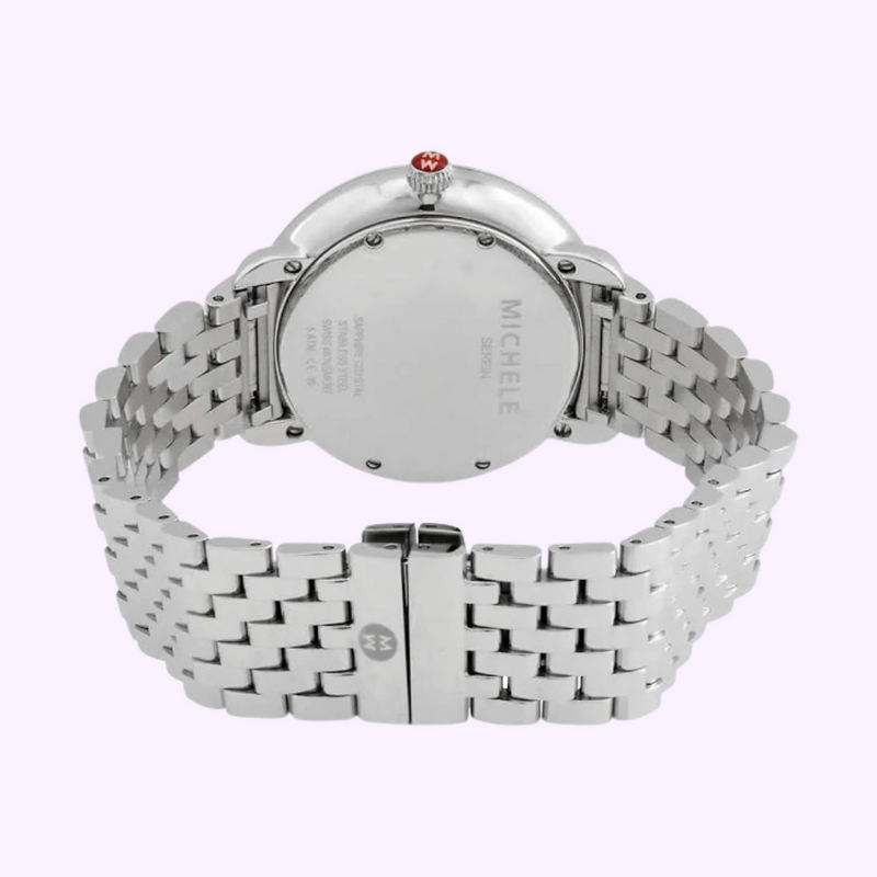 Michele MWW21B000162 Serein Mid Stainless Steel Diamond Watch