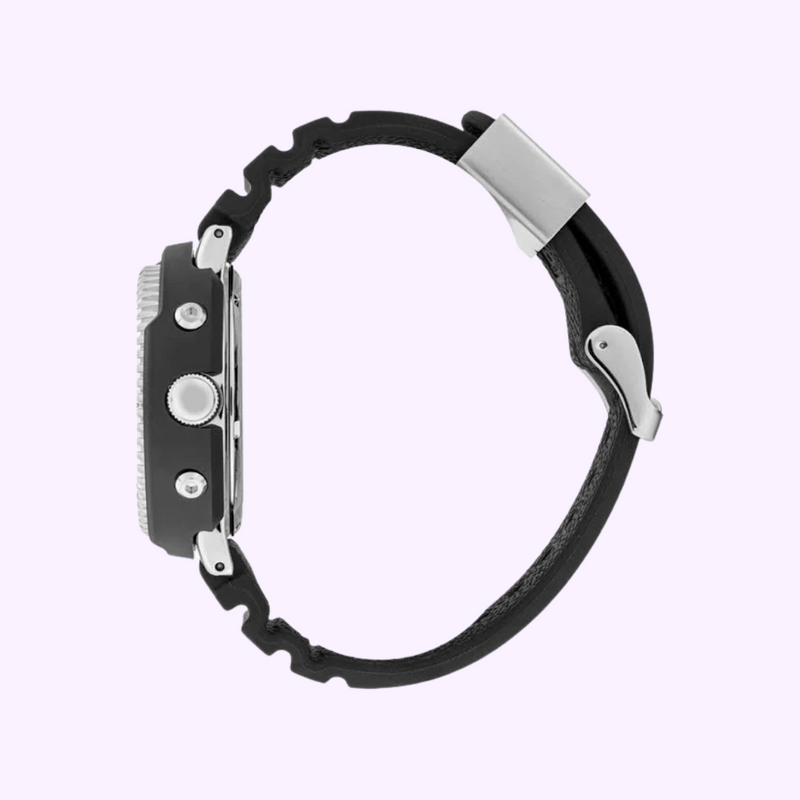 Seiko SNJ027 Prospex Relógios Masculinos Pulseira de Silicone Preta