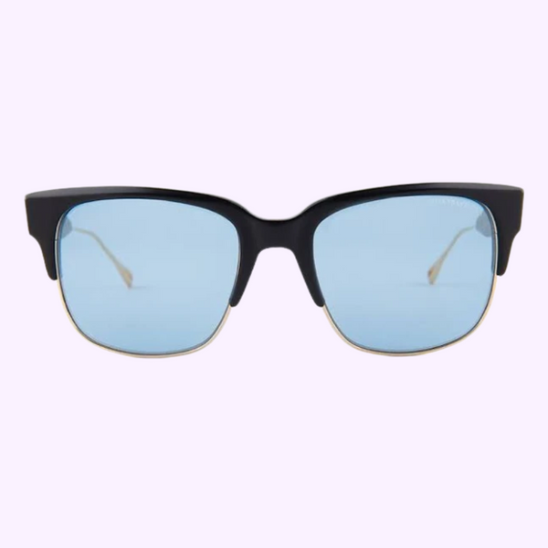 Gafas de sol unisex Dita 19014-A-BLK-GLD-55