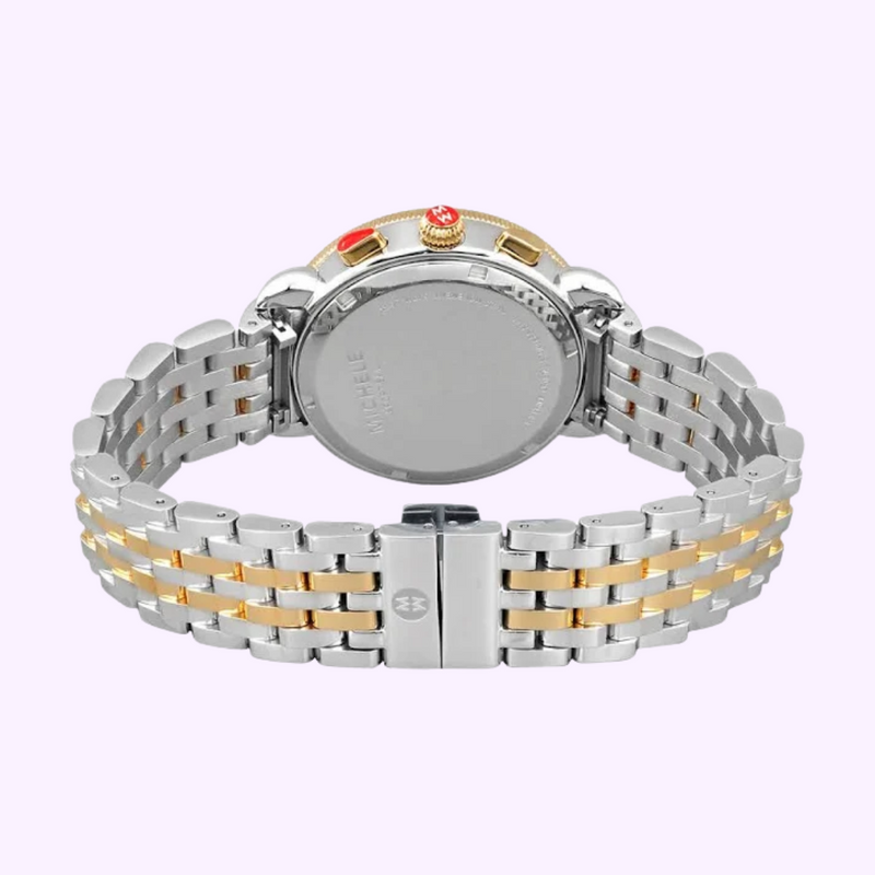 Michele MWW01C000144 Sport Sail Two-Tone Diamond Stainless Steel Watch