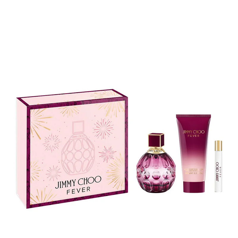 Jimmy Choo Fever 3.4 EDP SP 3PC Women Set