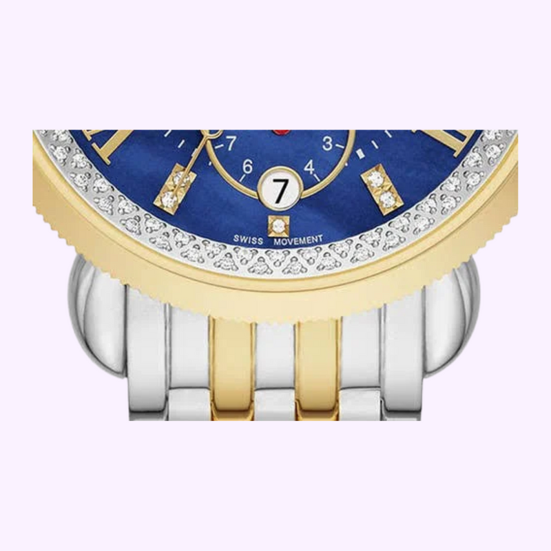 Michele MWW01C000144 Sport Sail Two-Tone Diamond Stainless Steel Watch