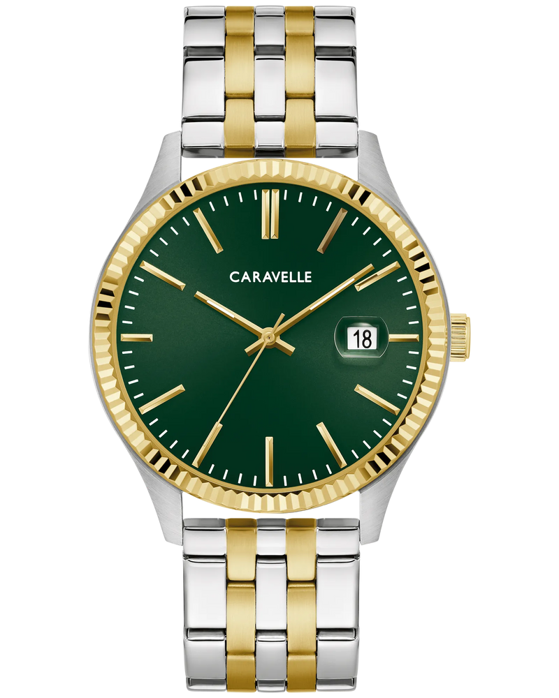 Bulova Green Dial Stainless Steel Bracelet 45B162 Watches