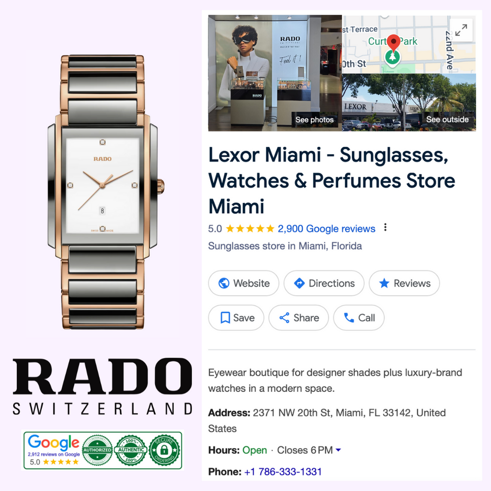 Rose 77様 OMEGAとRADO Rado Centrix Automatic Open Heart Brown Dial Rose Gold-Tone and