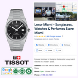 TISSOT T1374071105100 PRX POWERMATIC 80 Men Watch