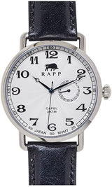 RAPP RP2165 Capel Black Nylon White Dial Stainless Steel Men Watches Lexor Miami