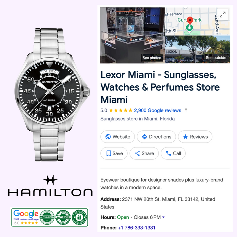 Hamilton H64615135 Khaki Aviation Pilot Day Date Auto Men Watch