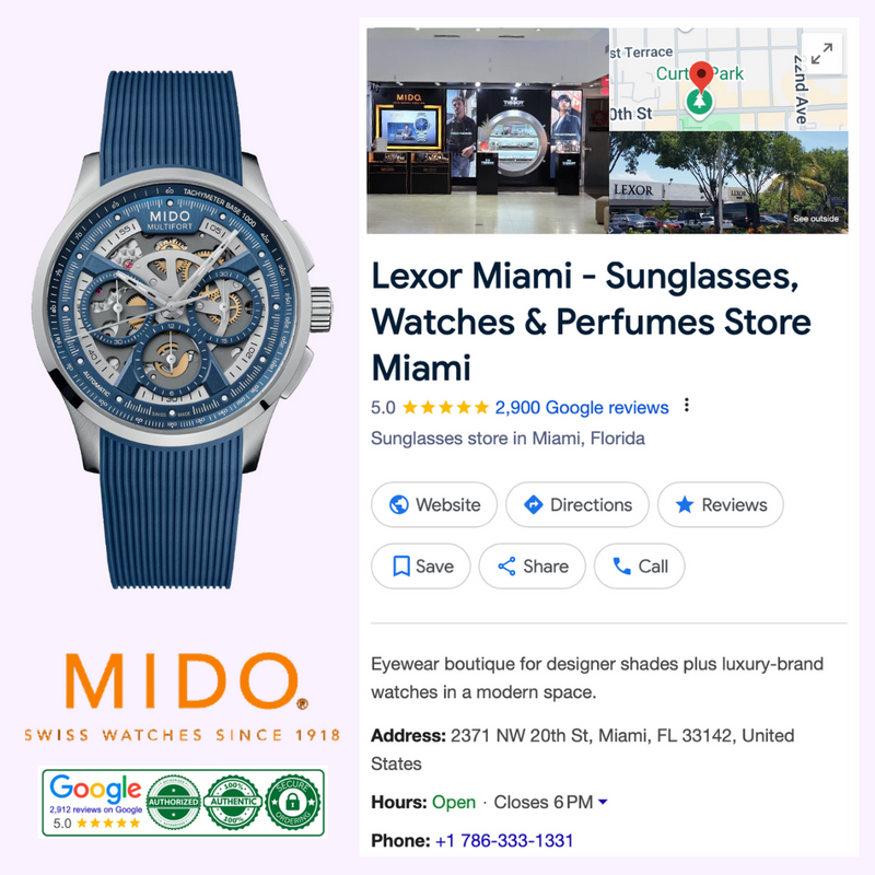 Mido Watches Multifort Skeleton Chronograph M0386621704000